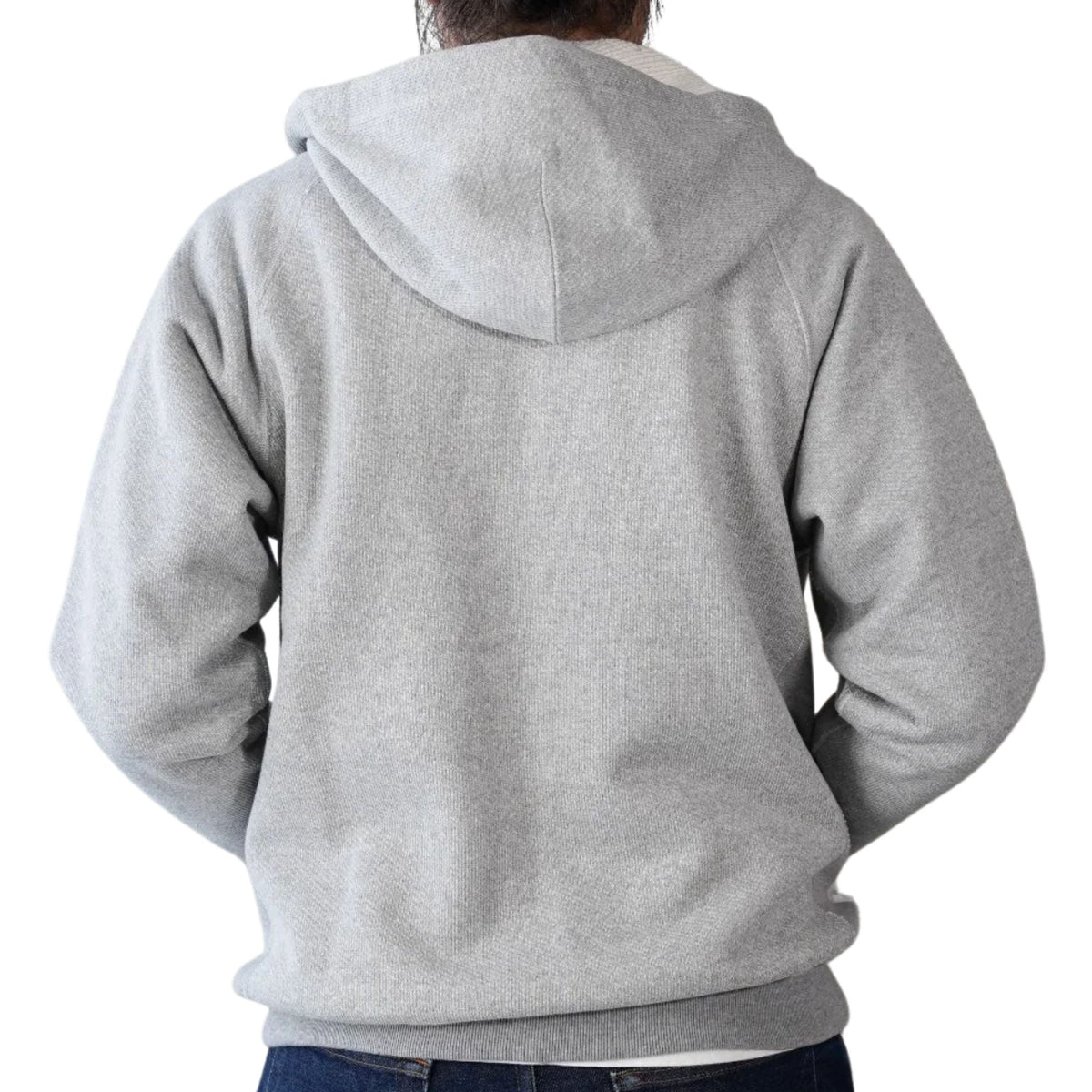 Wonder Looper Double Heavyweight French Terry Zip Hoodie - Heather Grey