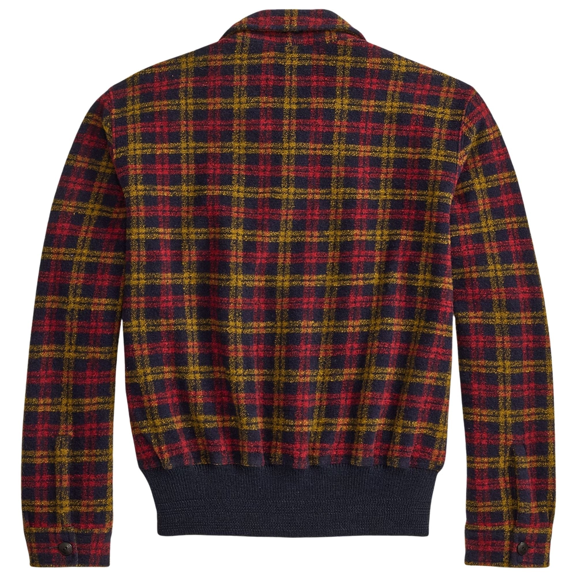 RRL by Ralph Lauren Wool-Blend Flight Jacket - Red/Multi