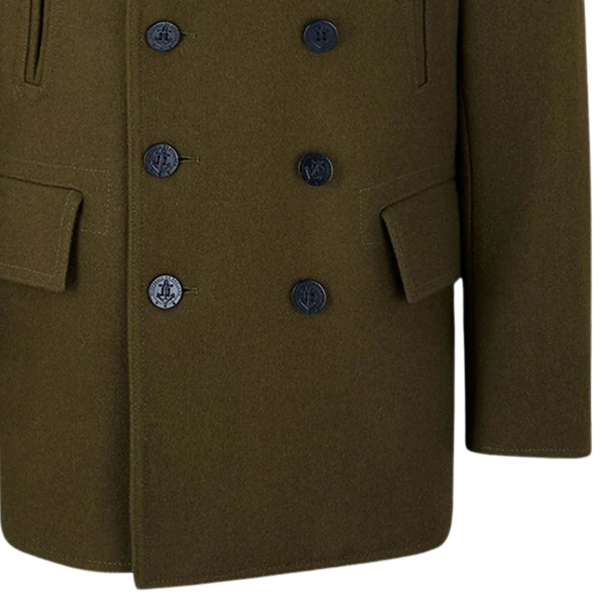 Gloverall Churchill Peacoat - Loden