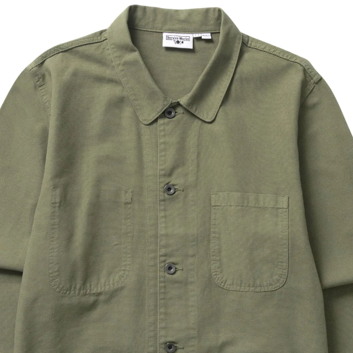 Service Works Canvas Long Shop Coat - Olive