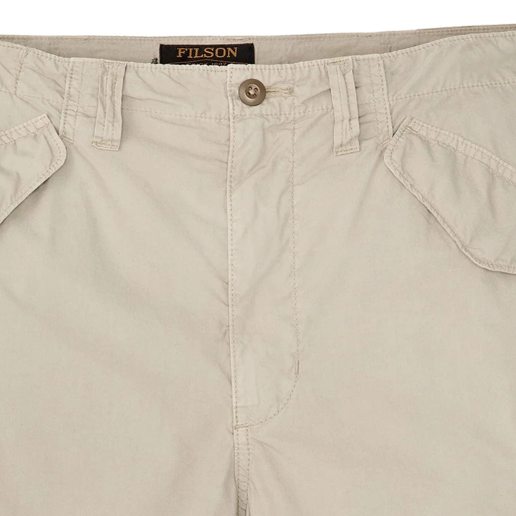 Filson Tropical Poplin Cargo Shorts - Dried Sage