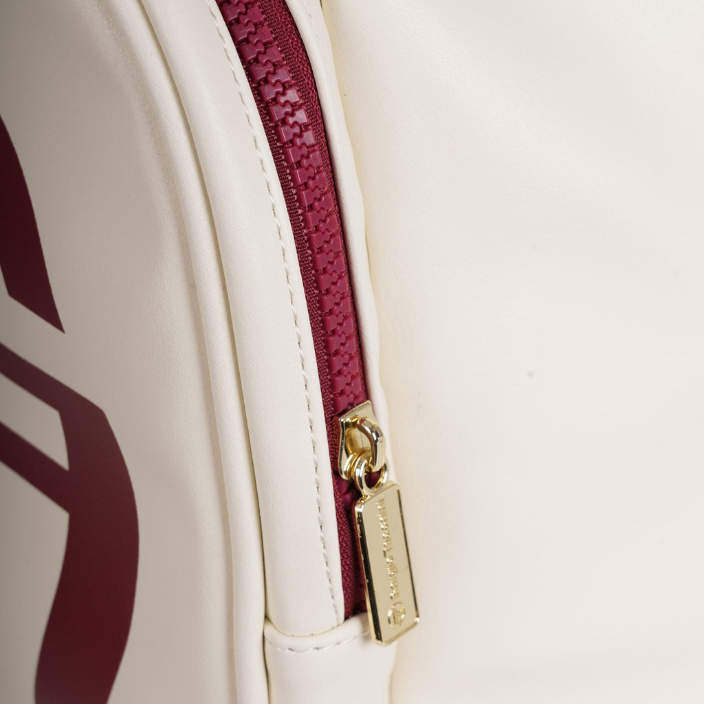 Sergio Tacchini x Stuarts x Stuarts Jorno Gym Holdall - Buttercream/Merlot