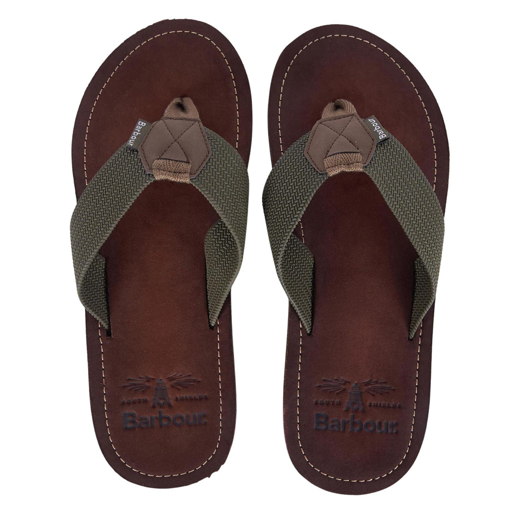 Barbour Toeman Beach Sandal - Olive