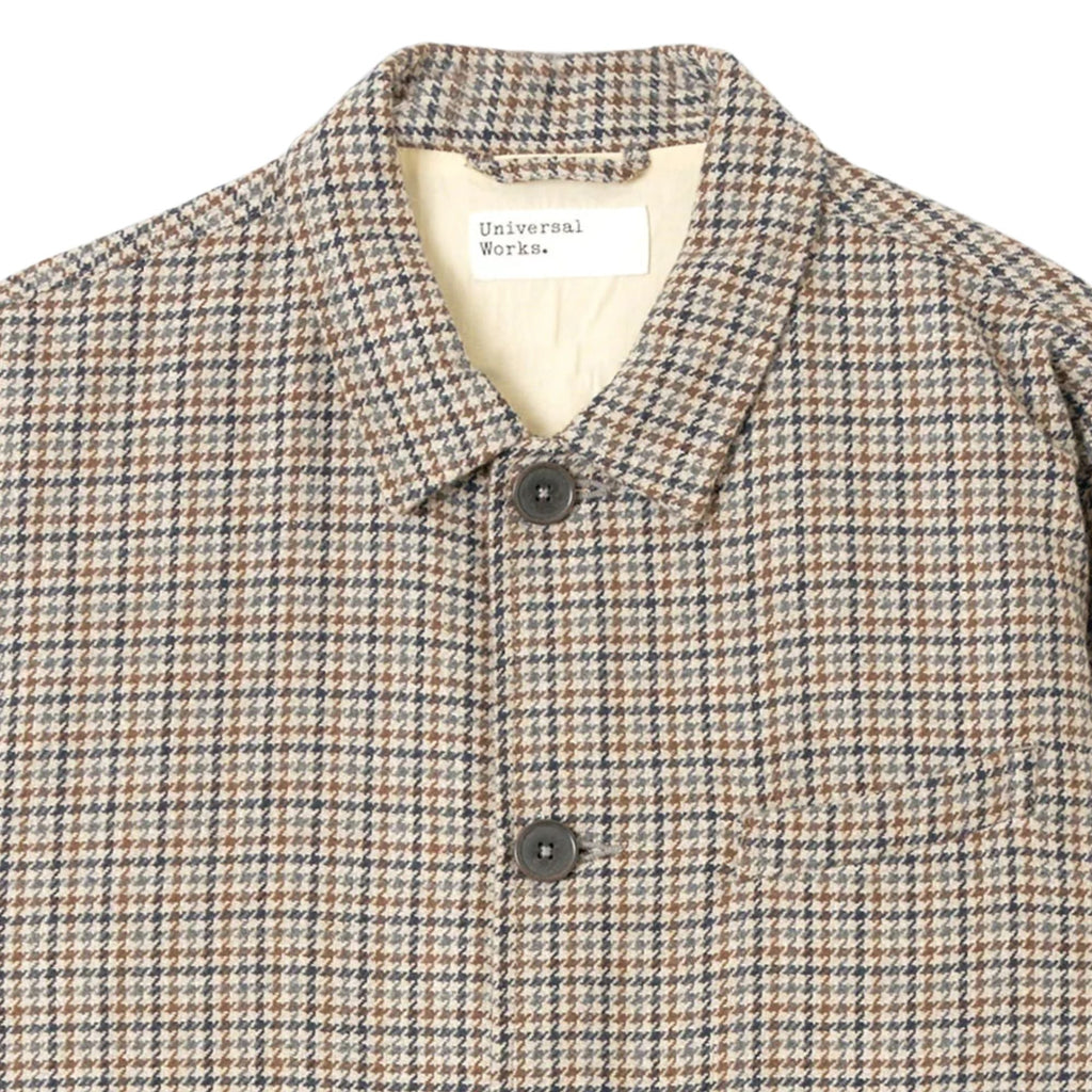 Universal Works Lester Dogtooth Franck Jacket - Tapue