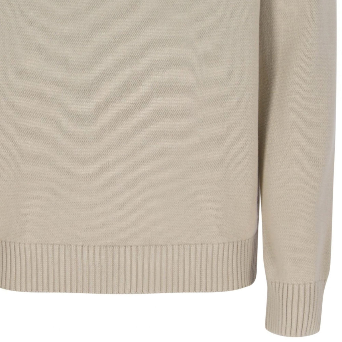 Sergio Tacchini New Dallas 1/4 Zip Knitted Top - Peyote/Martime Blue