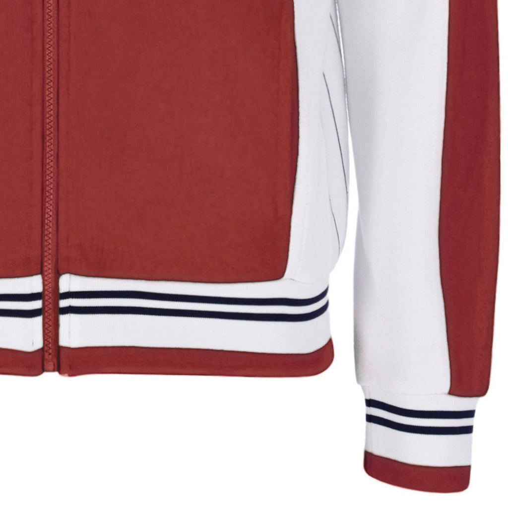 Fila Vintage Settanta Baseball Track Top - Garnet