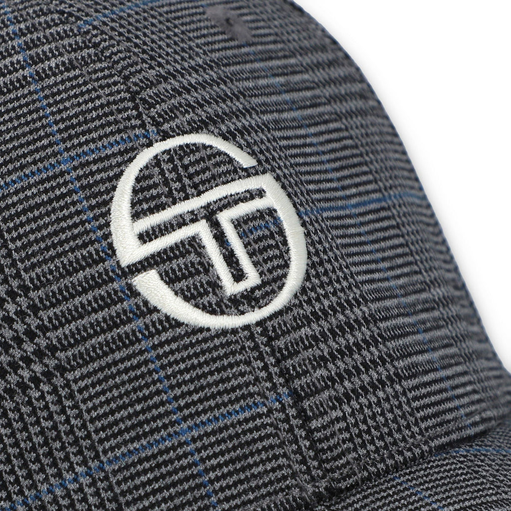 Sergio Tacchini Wessler Classic 6 Panel Strapback Cap - Charcoal