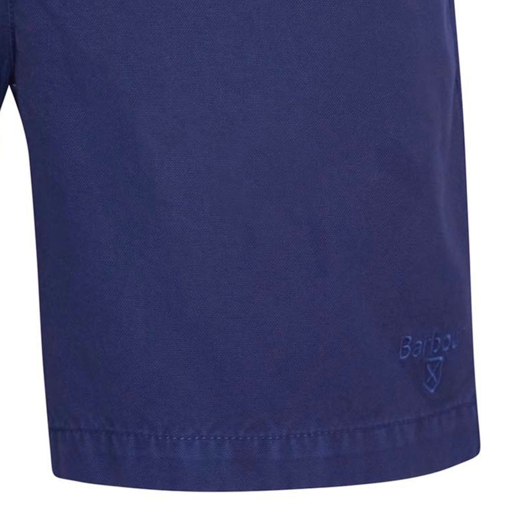 Barbour Washed Oxford Relaxed Shorts - Oceana