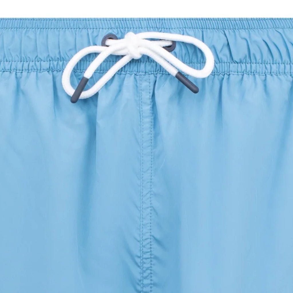 Aquascutum Club Check Pocket Beach Shorts - Avio Blue