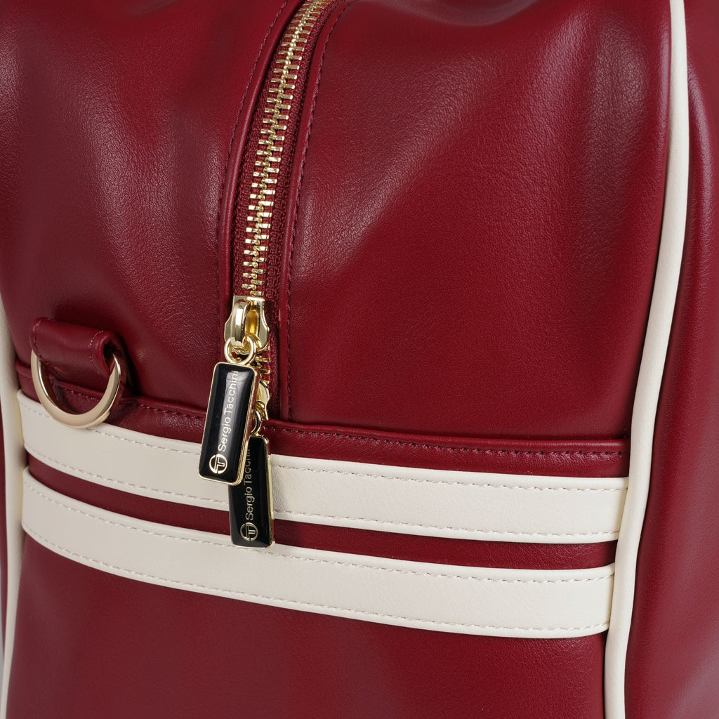 Sergio Tacchini x Stuarts Railton Holdall - Merlot/Buttercream