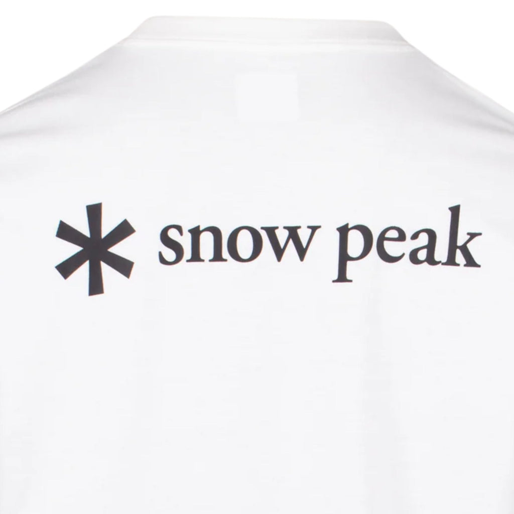 Snow Peak Back Printed Logo T-Shirt - Off White