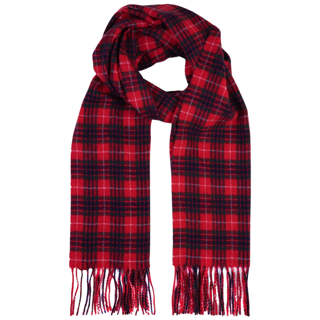 Baracuta Tartan Scarf - Red Fraser