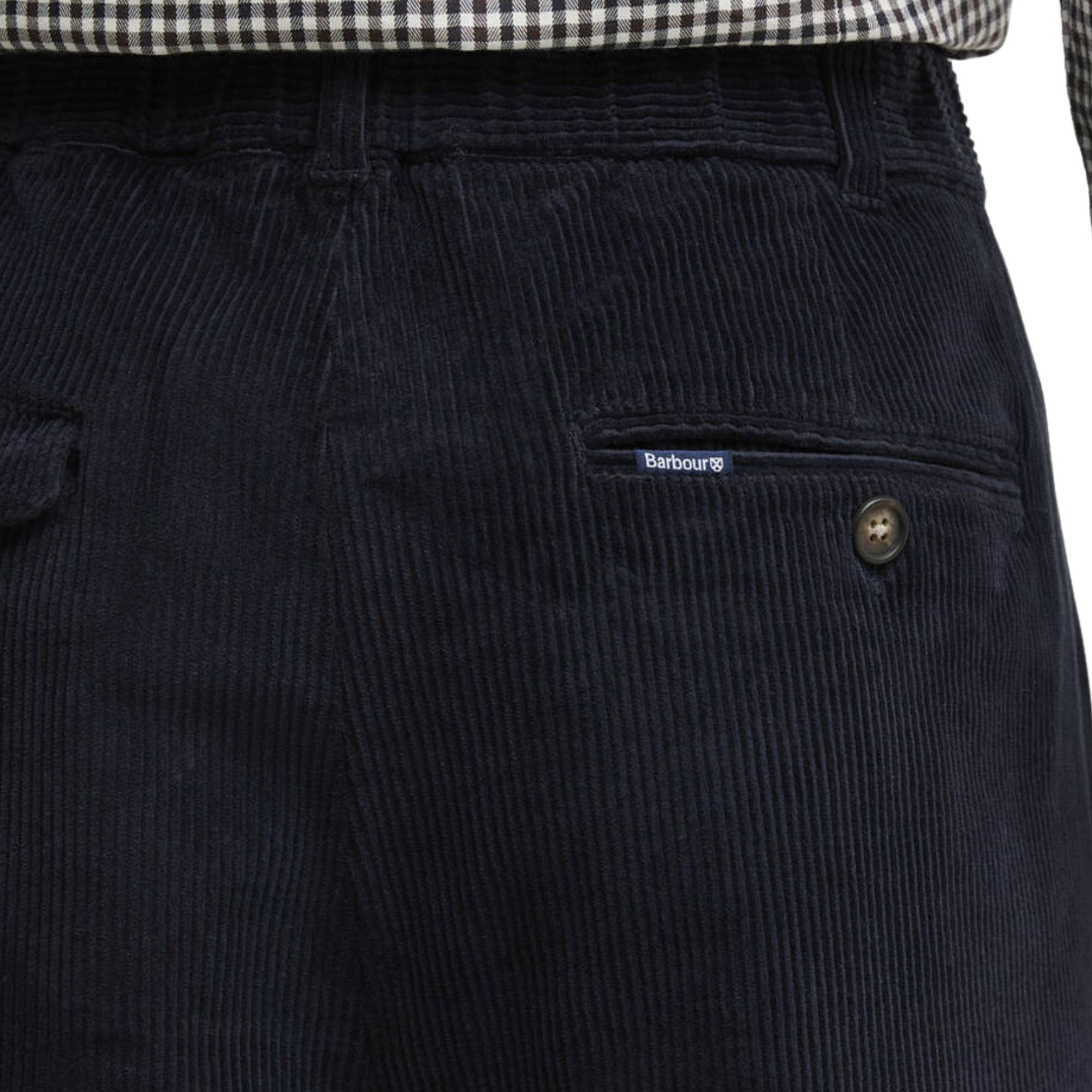Barbour Stretch Cord Relaxed Fit Trouser - Navy