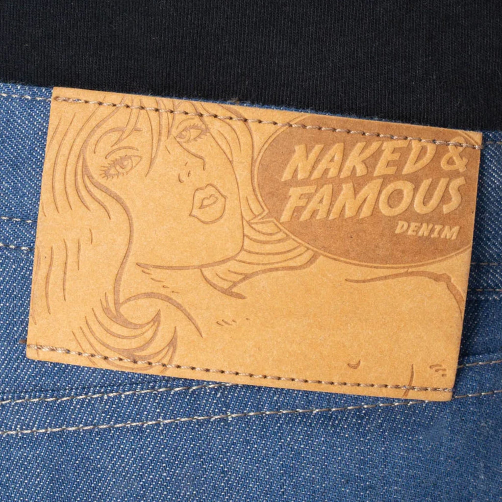 Naked and Famous Denim Weird Guy The Cat's Pyjamas Selvedge - Blue