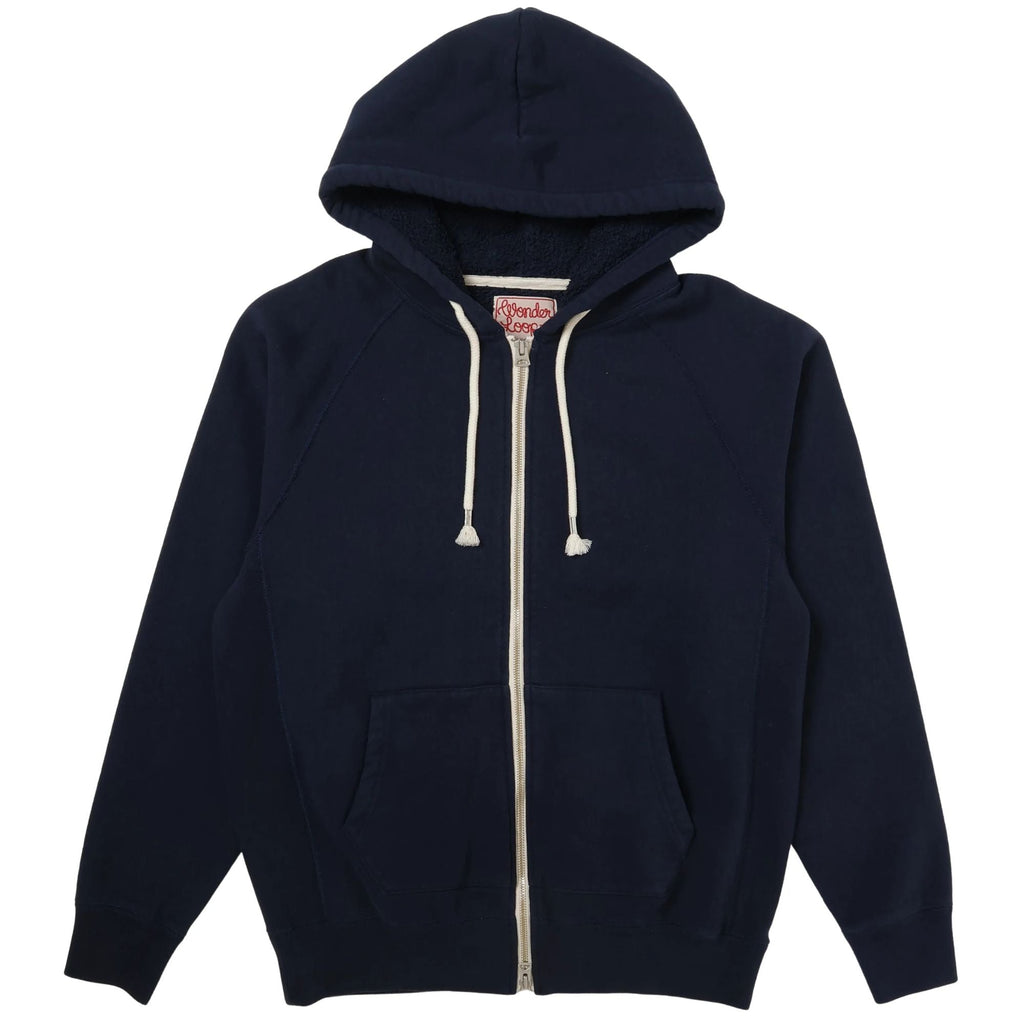 Wonder Looper Zip Hoodie Super Looper French Terry - Navy