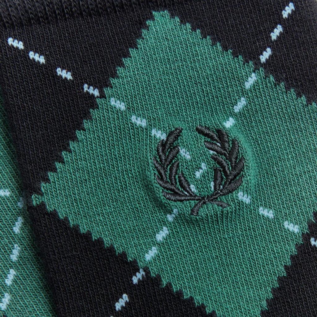 Fred Perry Argyle Jacquard Sock - Green