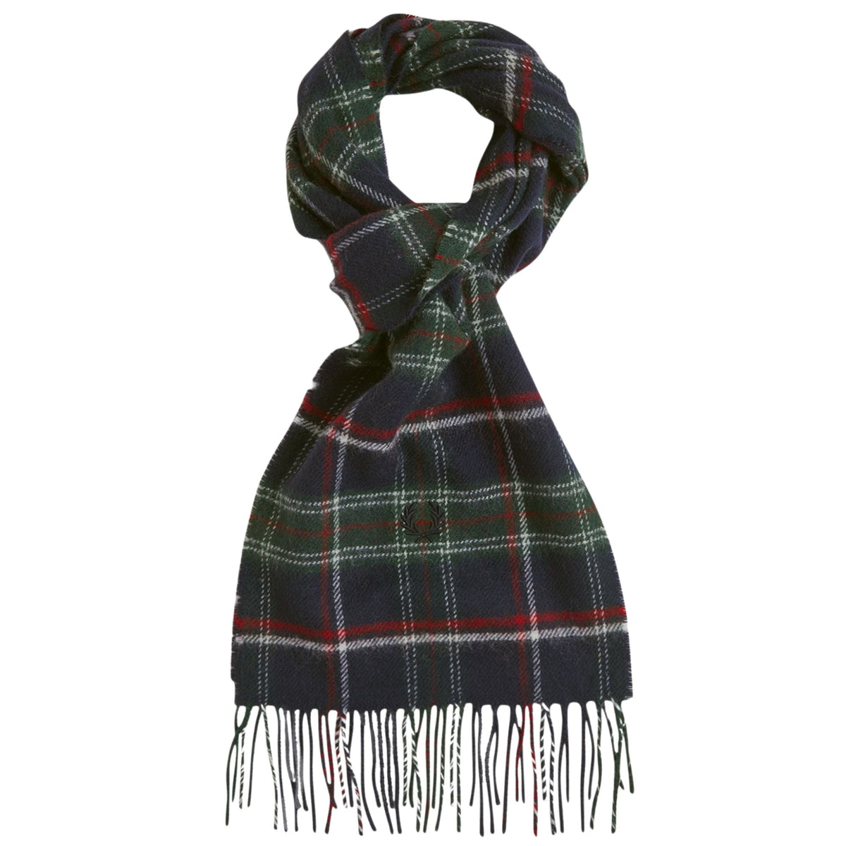 Fred Perry Lambswool Scarf - Tartan