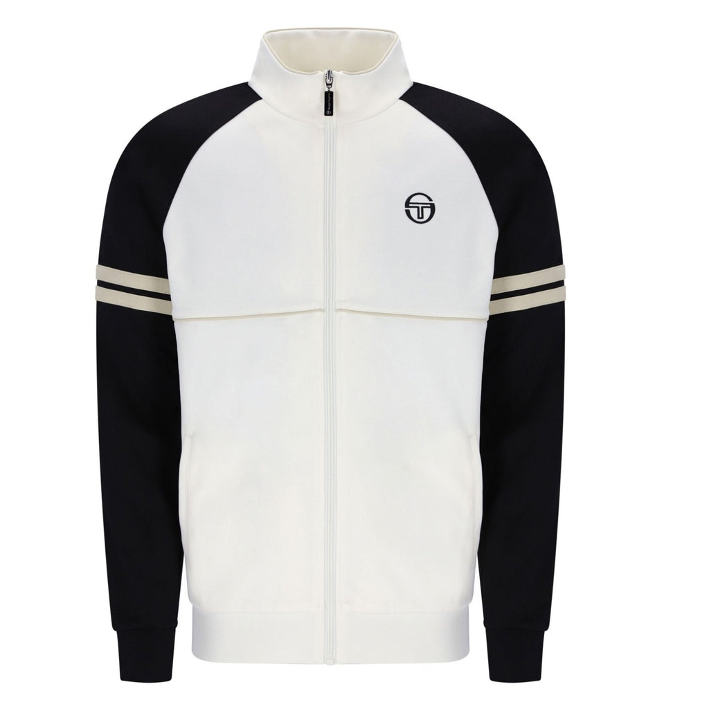Sergio Tacchini Orion Track Jacket - Gardenia/Black/Peyote
