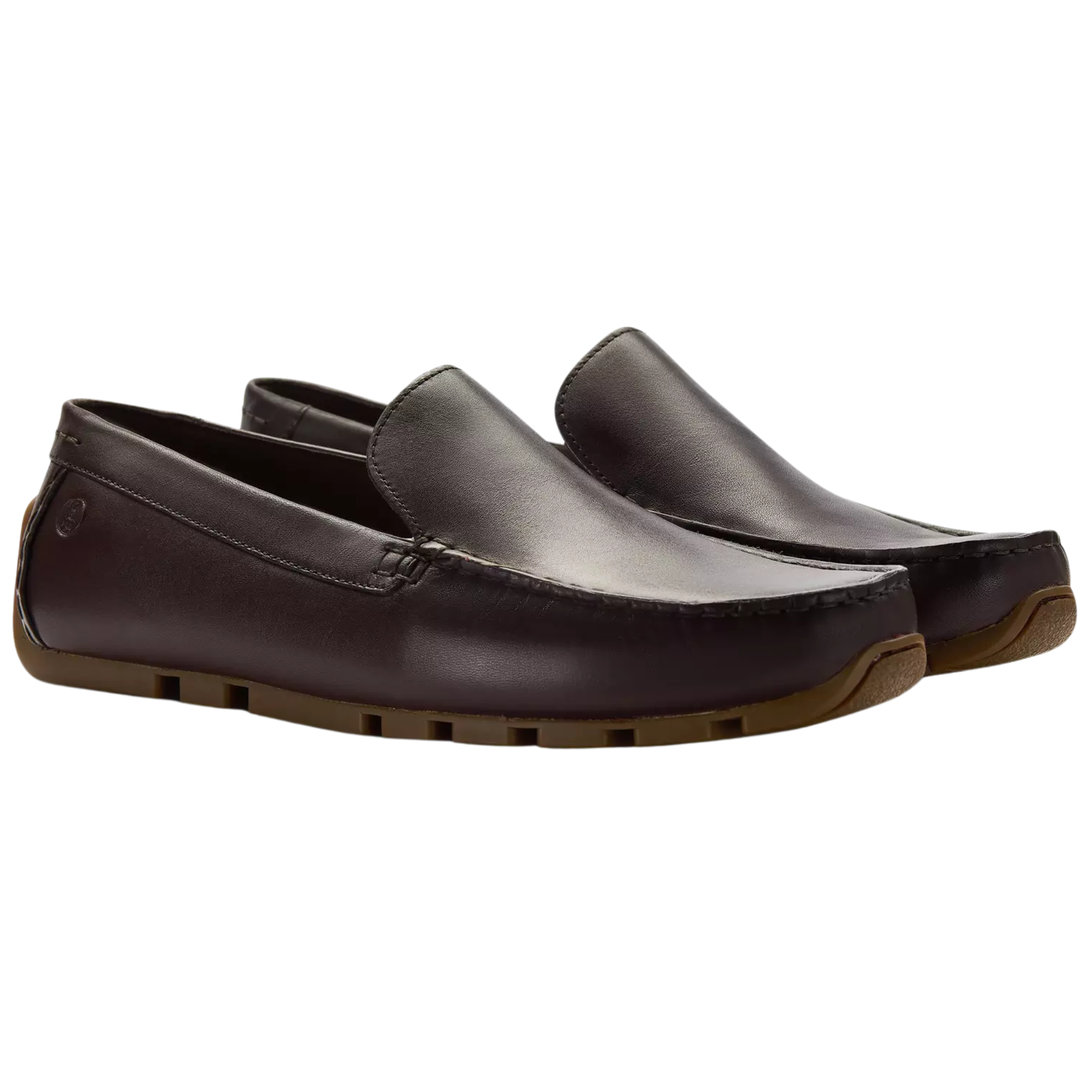 Corsley Plain Loafers - Dark Brown
