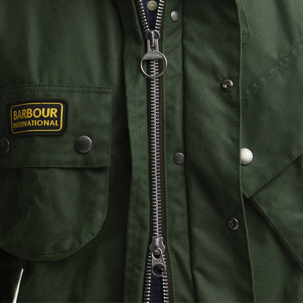 Barbour International Original Wax Jacket - Racing Green