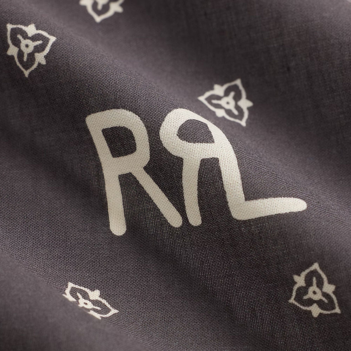 RRL by Ralph Lauren Ranch Logo Bandanna - Brown/Cream