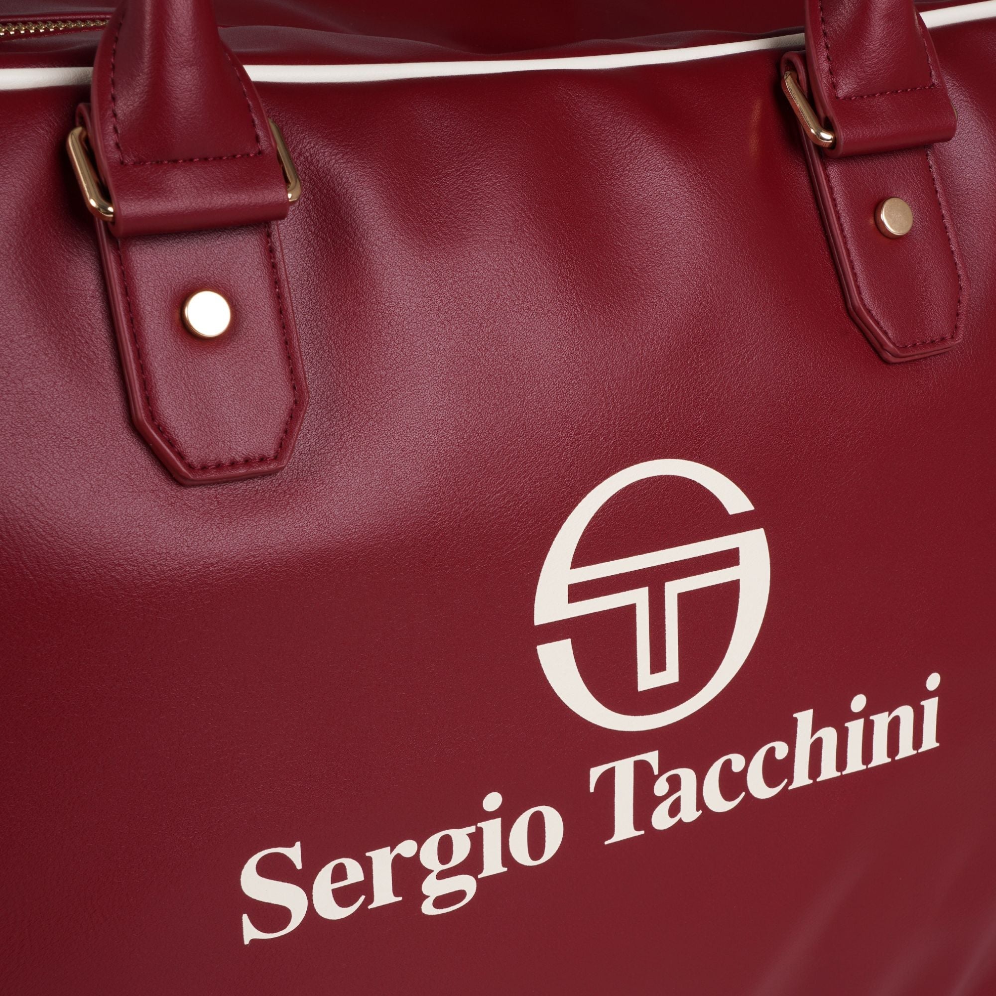 Sergio Tacchini x Stuarts Railton Holdall - Merlot/Buttercream