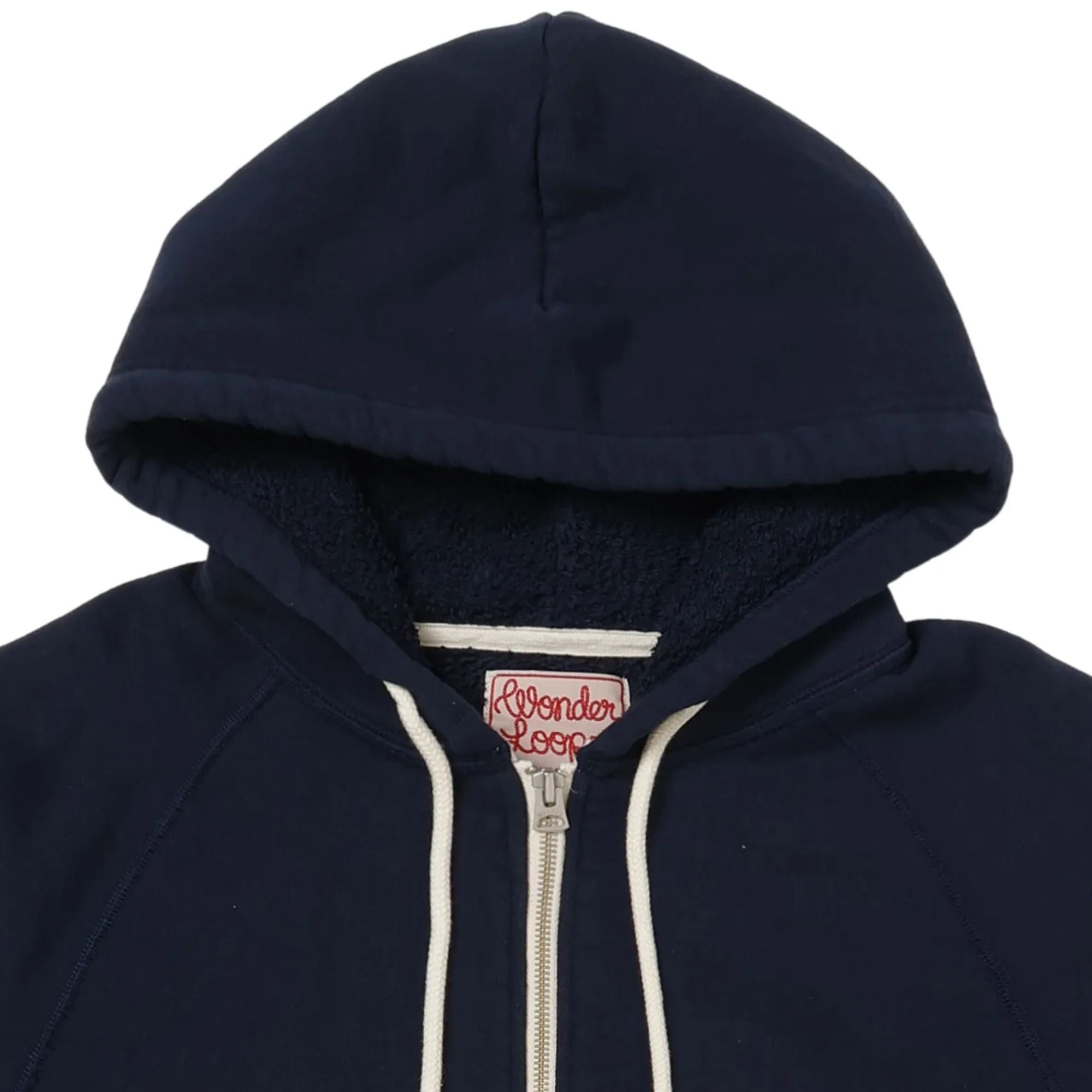 Wonder Looper Zip Hoodie Super Looper French Terry - Navy