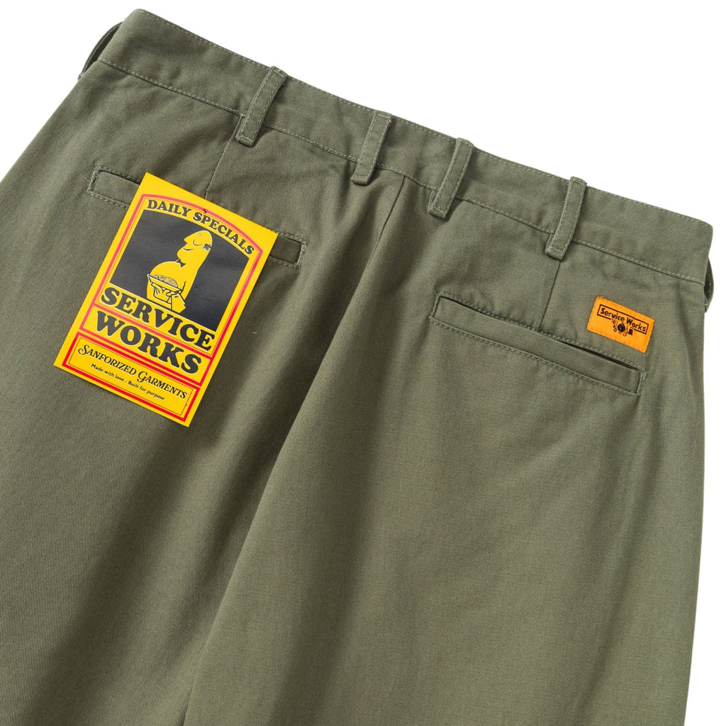 Service Works Twill Part Timer Pant - Olive