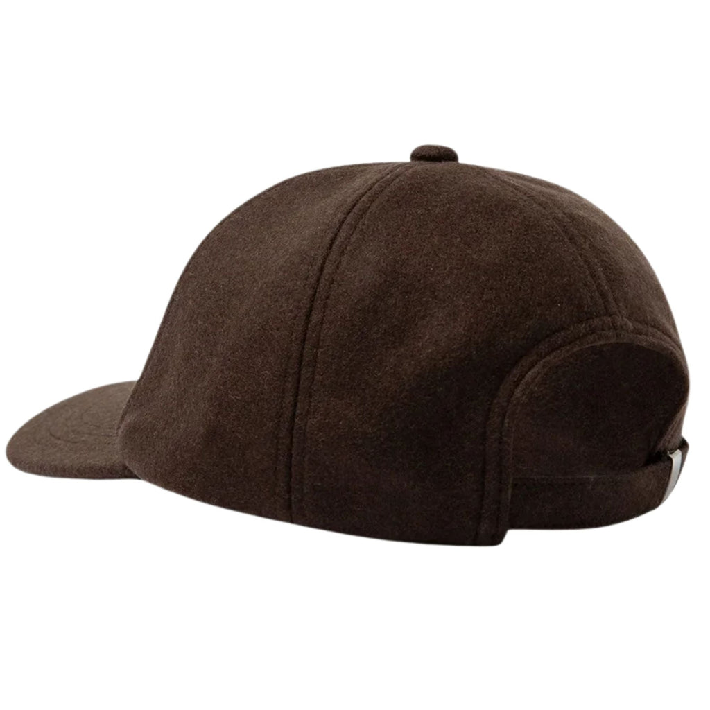 Sunspel Boiled Wool Cap - Truffle