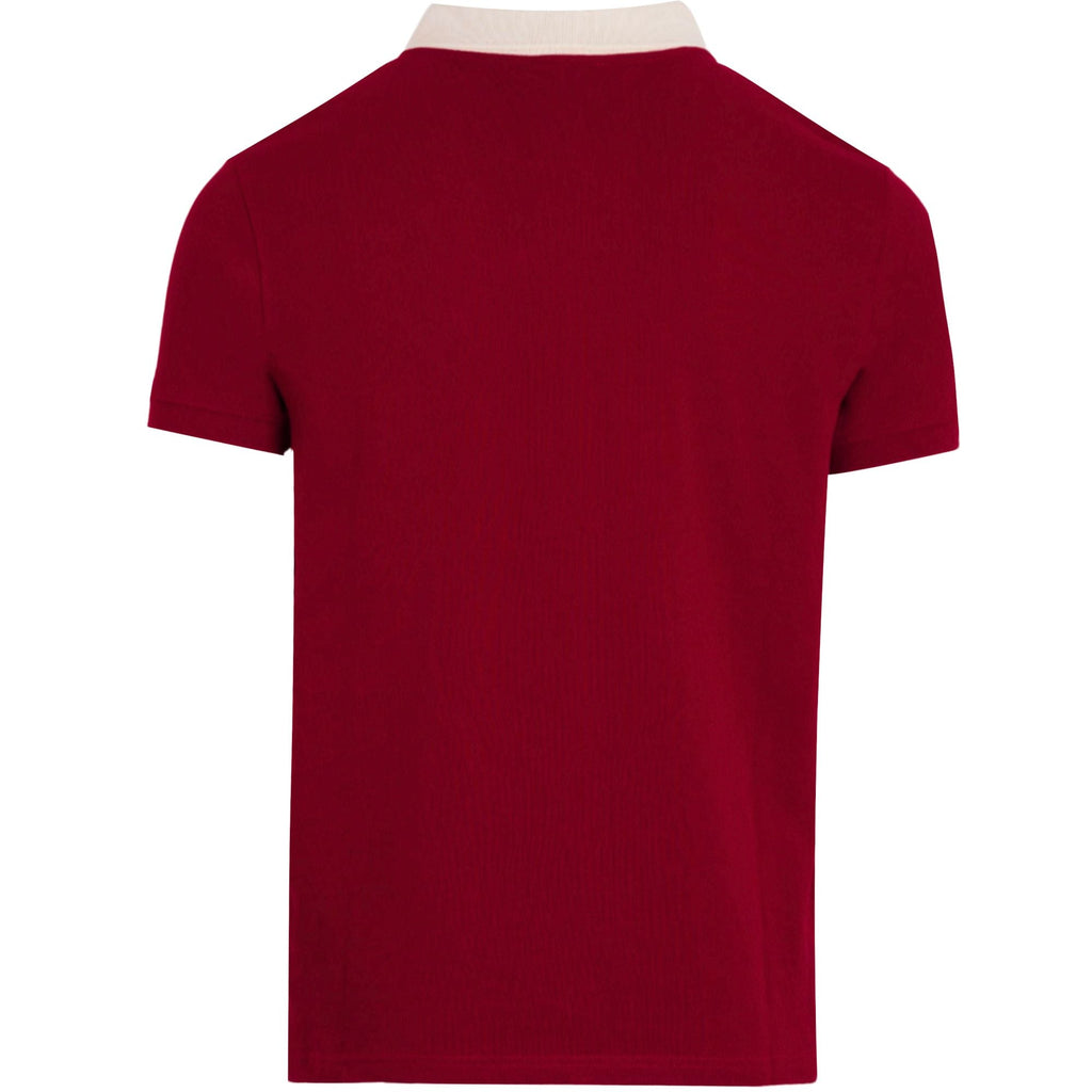 Sergio Tacchini x Stuarts Supermac Polo Shirt - Merlot/Buttercream