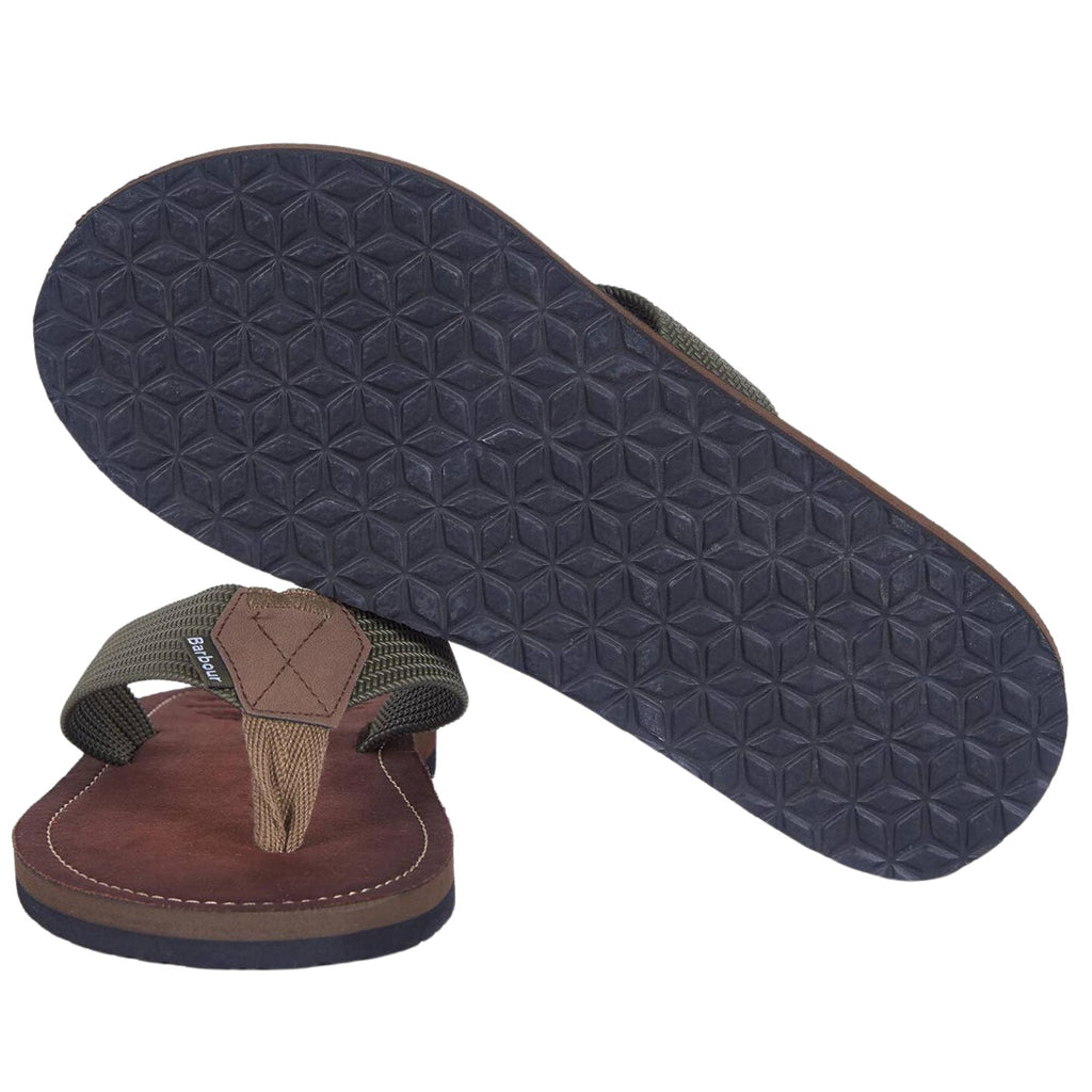 Barbour Toeman Beach Sandal - Olive