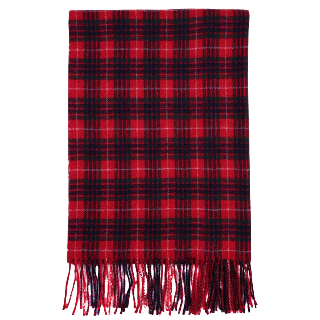 Baracuta Tartan Scarf - Red Fraser