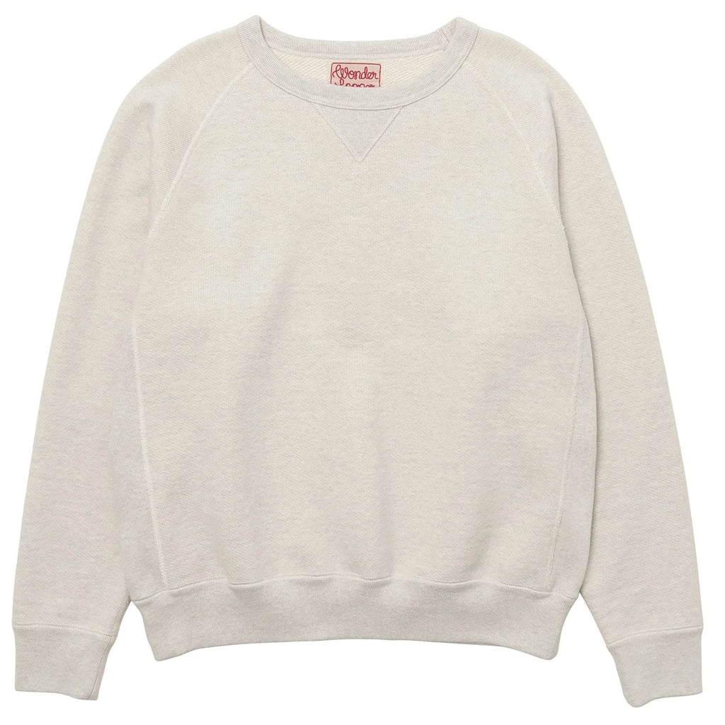 Wonder Looper Double Heavyweight French Terry Pullover Crewneck - Oatmeal