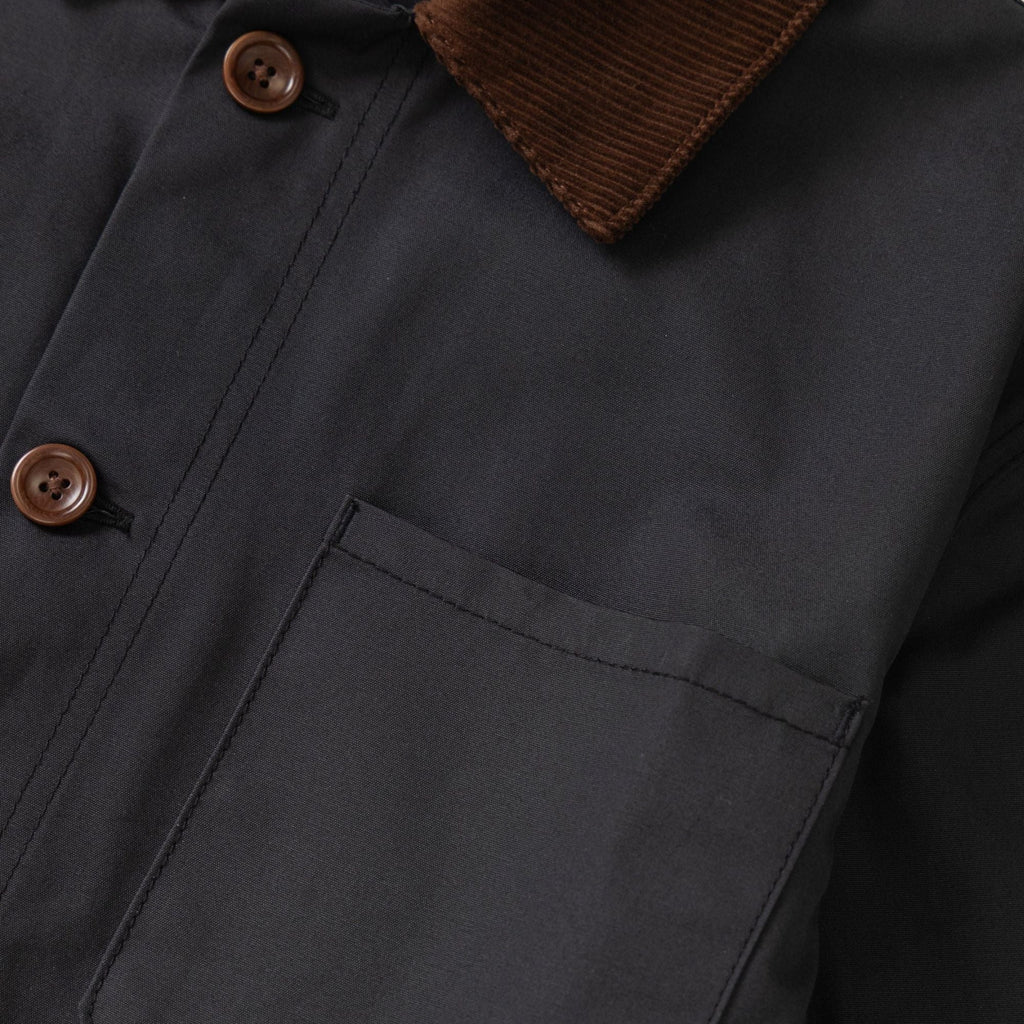 Service Works Waxed Barn Coat - Black