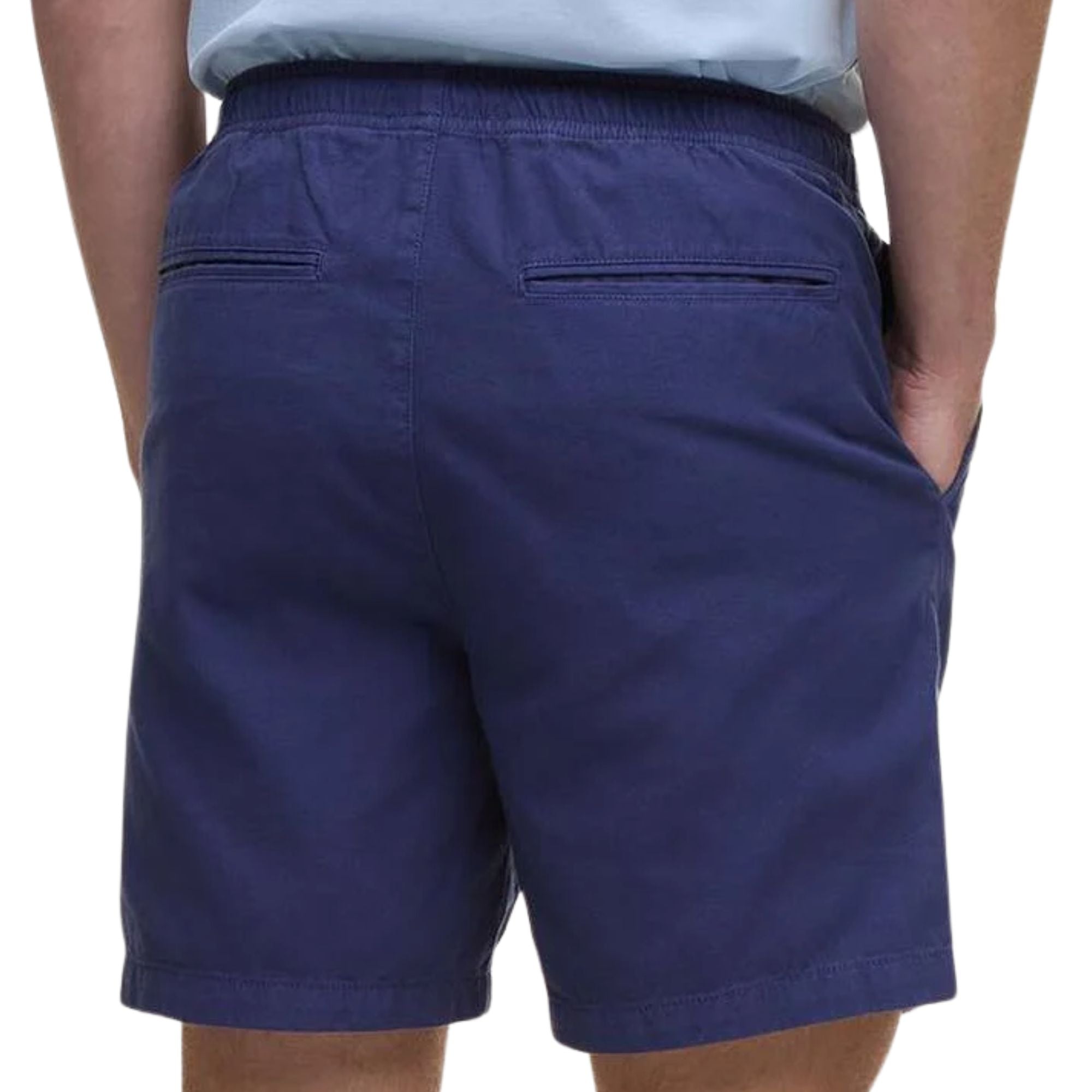Barbour Washed Oxford Relaxed Shorts - Oceana
