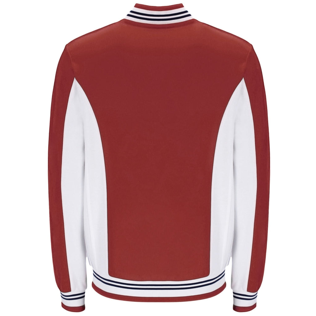 Fila Vintage Settanta Baseball Track Top - Garnet
