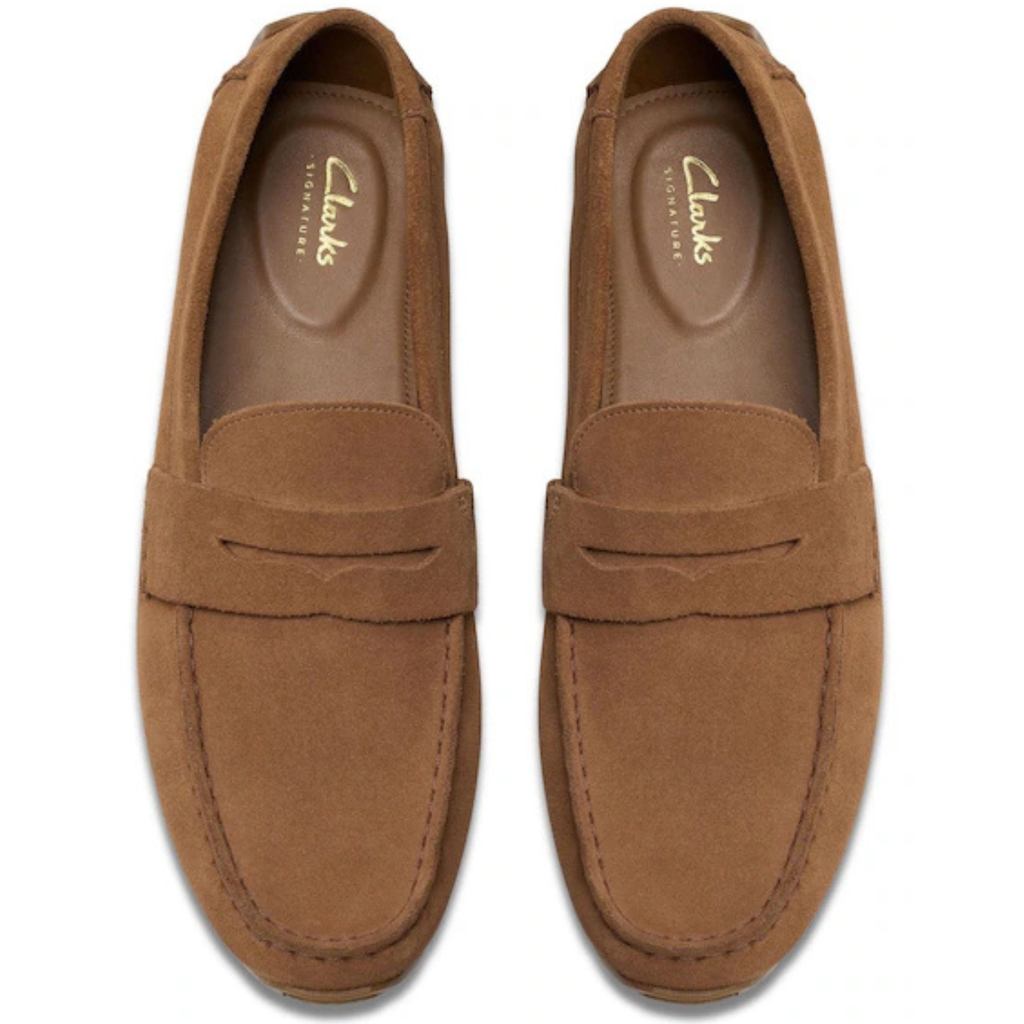 Clarks Originals Corsley Bar Loafers - Cola