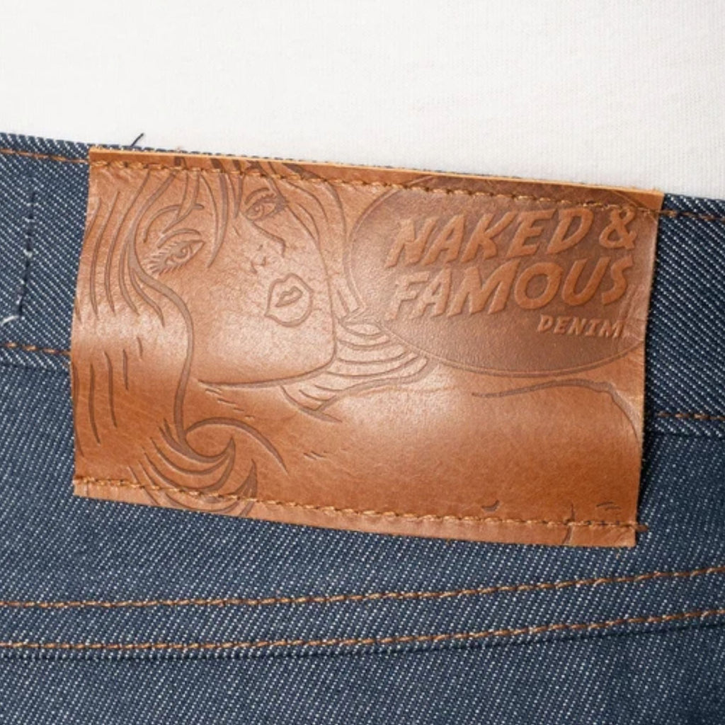 Naked and Famous Denim True Guy Natural Indigo Selvedge - Natural
