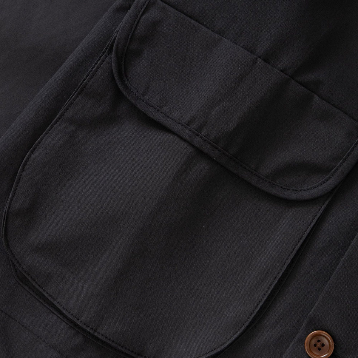 Service Works Waxed Barn Coat - Black