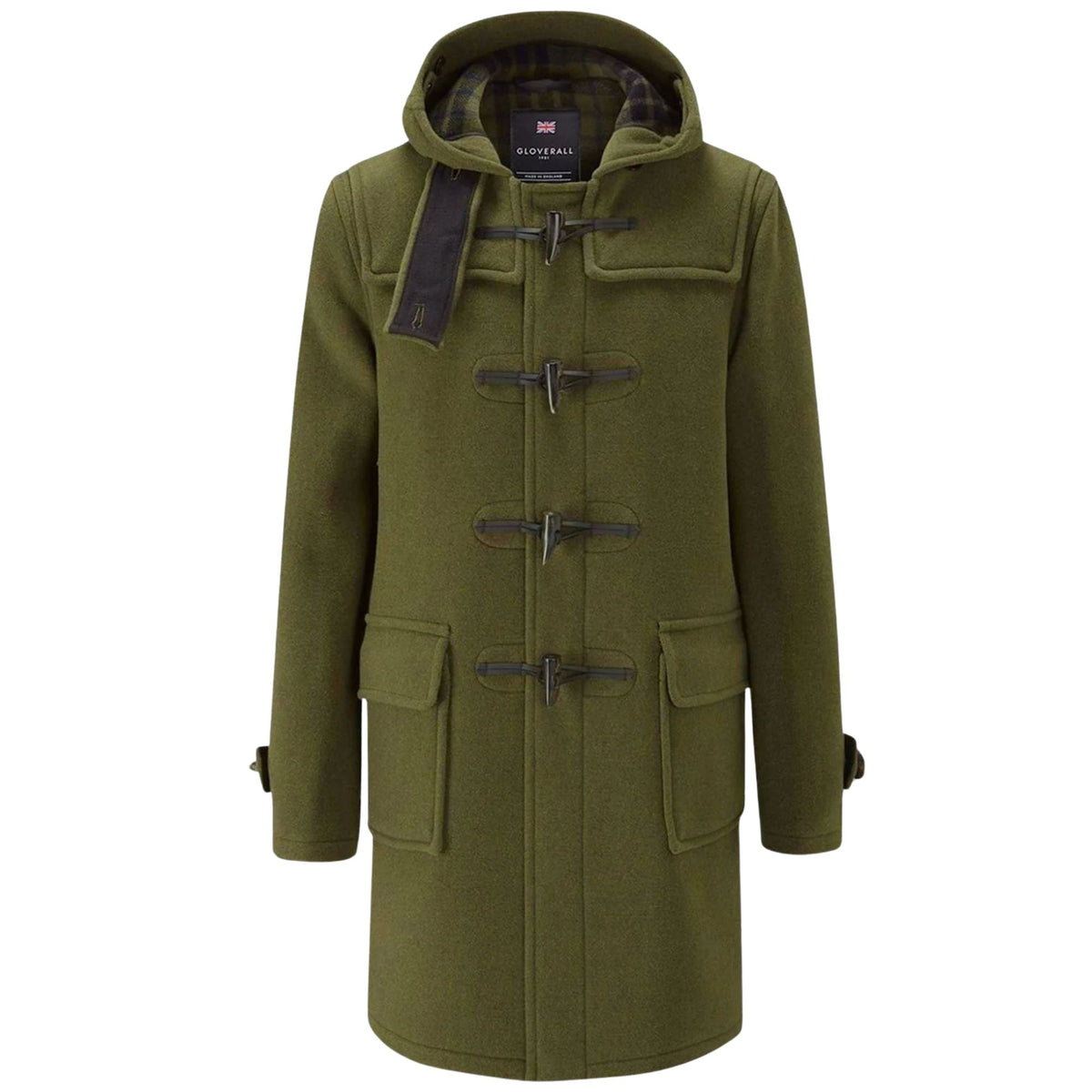 Gloverall Morris Duffle Coat -  Loden Check