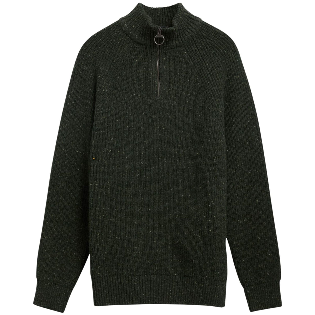 Barbour Fleck Half Zip - Olive