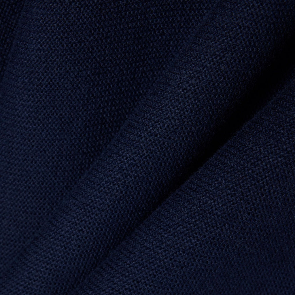Lacoste Classic Fit Long Sleeved Knitted Polo Shirt - Navy
