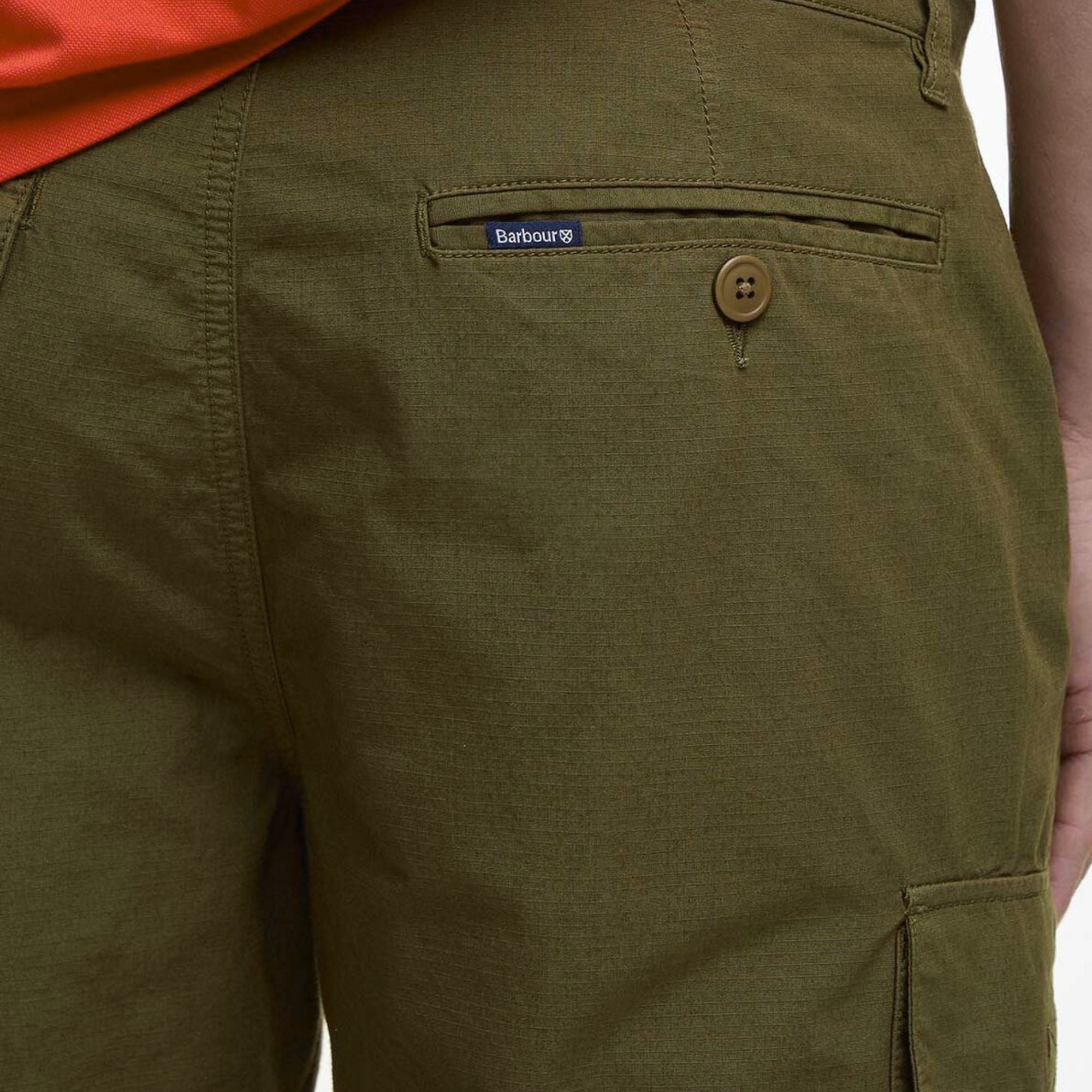 Barbour Ripstop Cargo Shorts - Light Sage