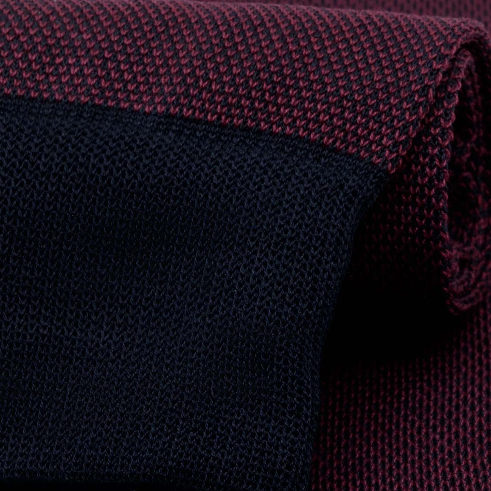 Stuarts London Brian Oak Birds Eye Patterned Socks - Maroon