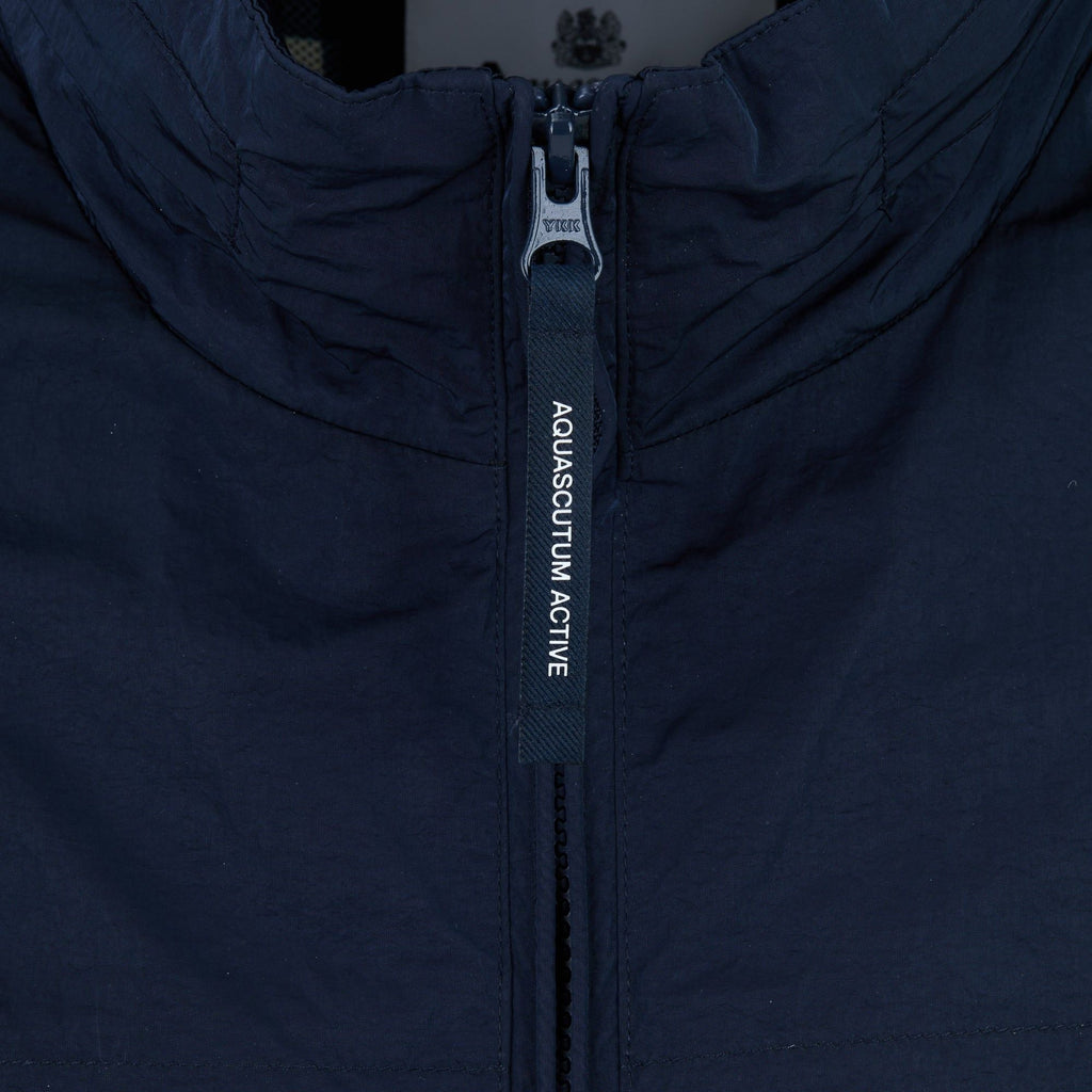 Aquascutum Lamina Mock Neck Jacket - Navy