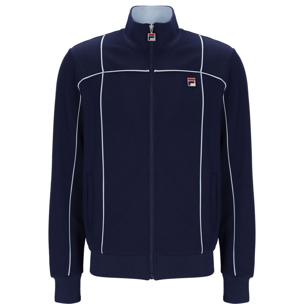 Fila Vintage Armando Piping Track Top - Fila Navy