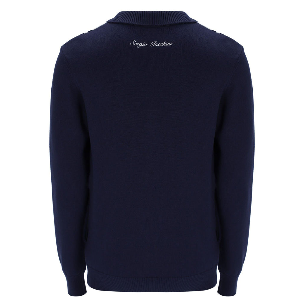 Sergio Tacchini Cipri Knit Cardigan - Maritime