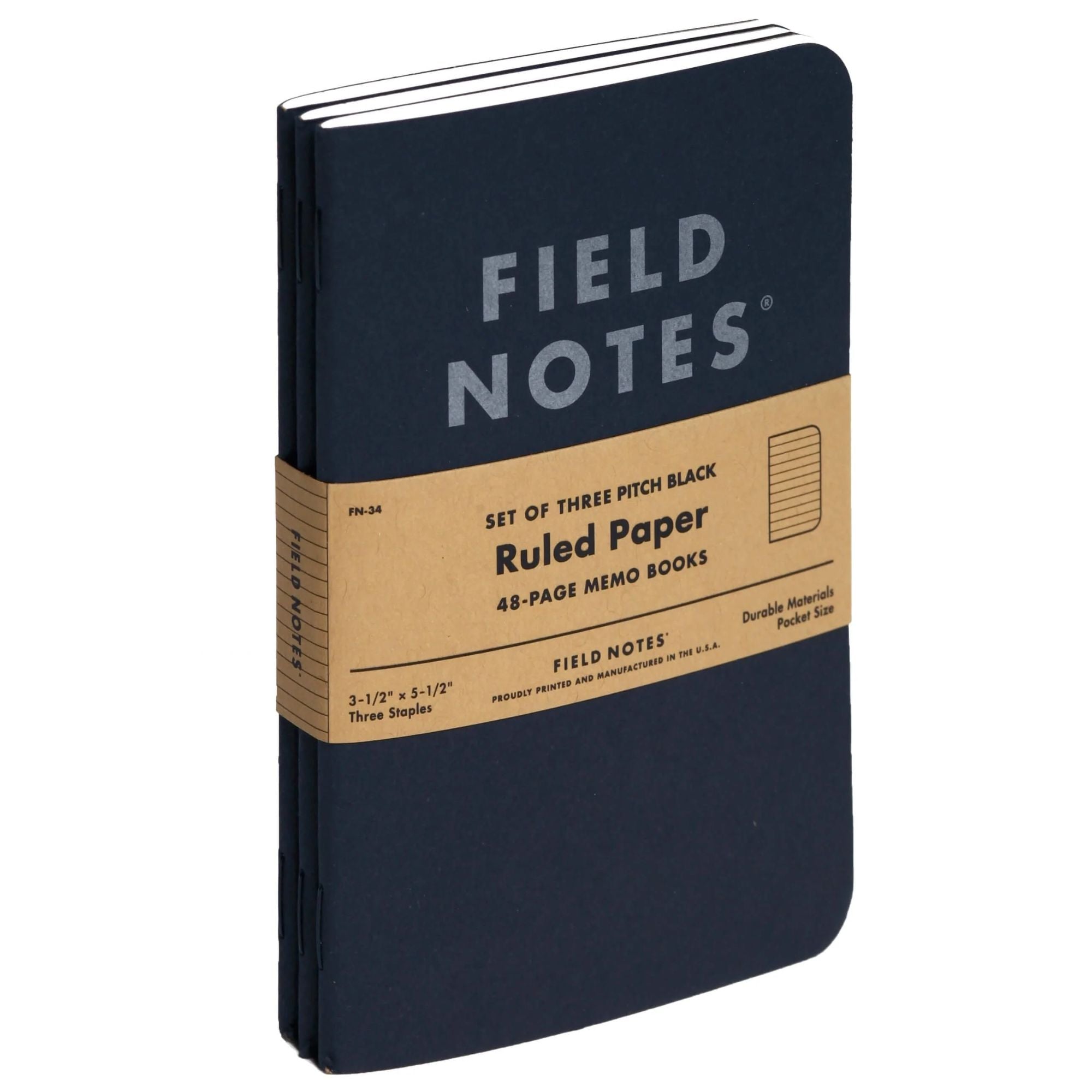Field Notes 3 Pack original Kraft - Ruled