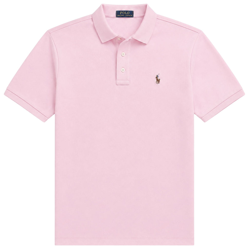 Polo Ralph Lauren Slim Fit Short Sleeve Polo Shirt - Pink